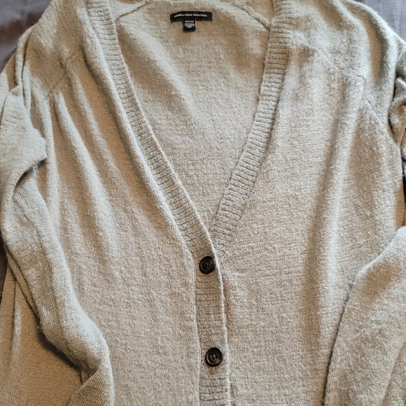 Super soft grey cardigan American eagle - Picture 7 of 7